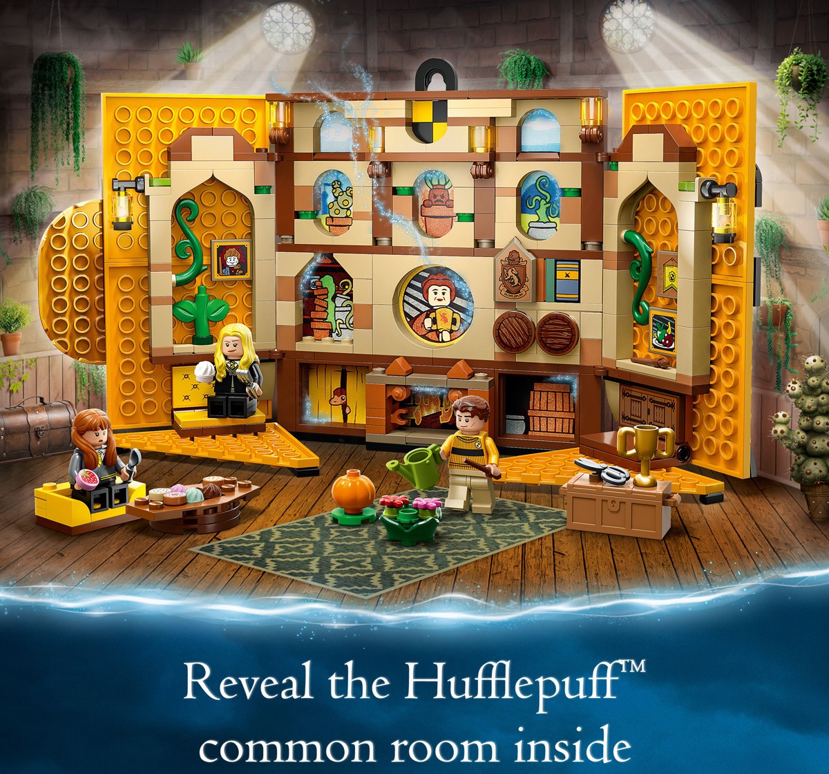 LEGO Harry Potter Hufflepuff House Banner 76412 Building Toy Set 313 Pieces Multicolour 9Y+