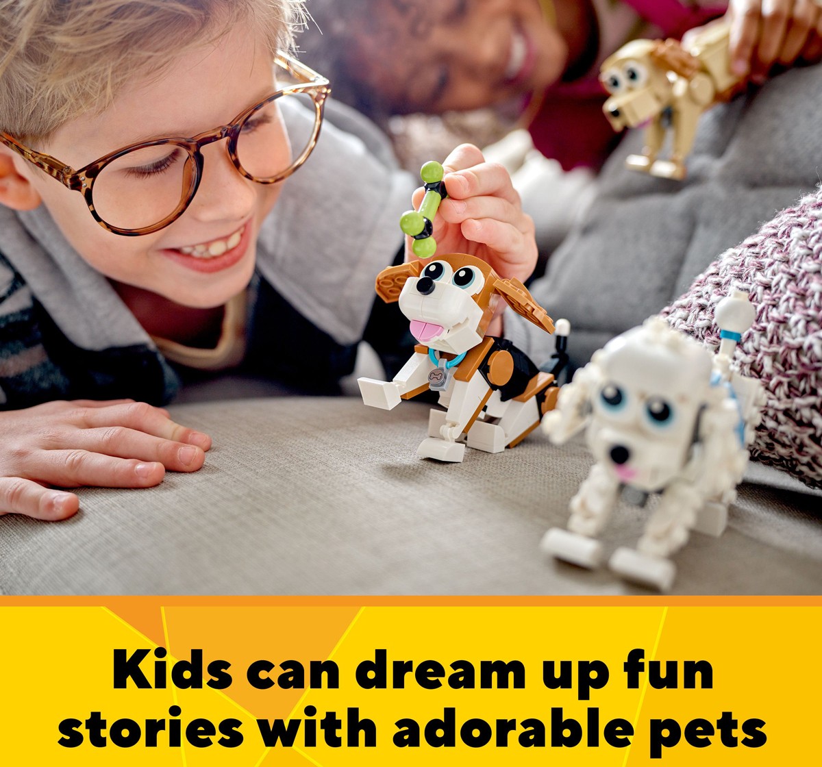 LEGO Creator Adorable Dogs 31137 Building Toy Set 475 Pieces Multicolour 7Y+