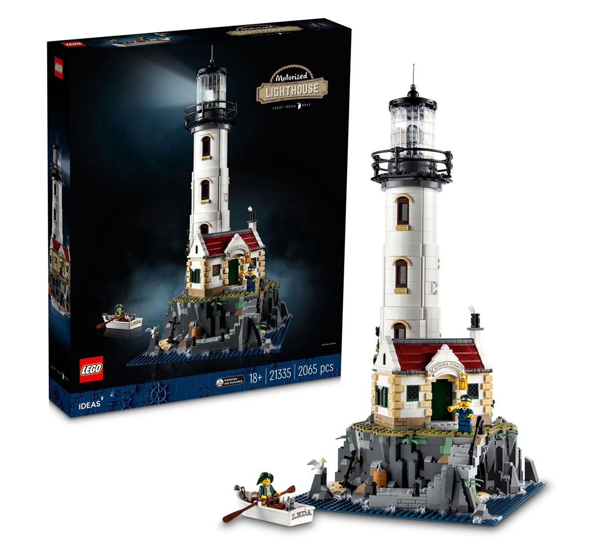 LEGO Ideas Motorised Lighthouse 21335 Building Kit for Adults 2,065 Pieces Multicolour 18Y+