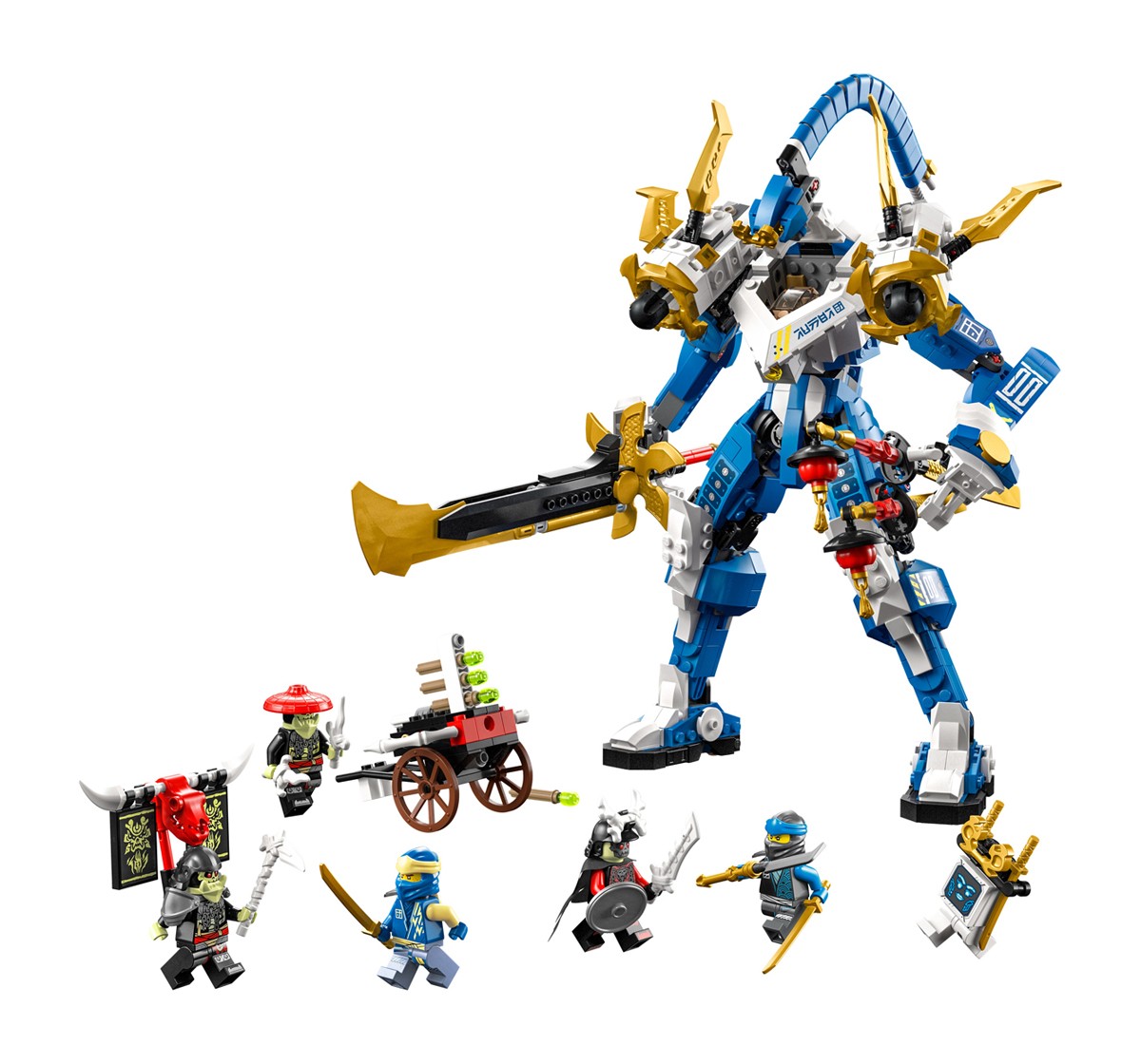 LEGO NINJAGO Jay’s Titan Mech 71785 Building Toy Set 794 Pieces Multicolour 9Y+