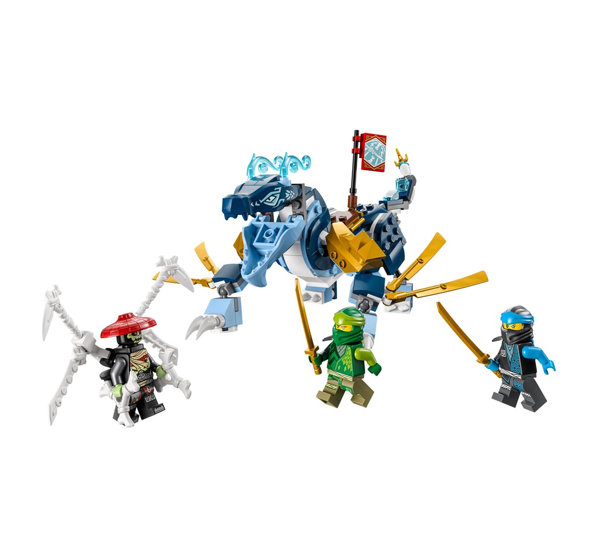 LEGO NINJAGO Nya’s Water Dragon EVO 71800 Building Toy Set 173 Pieces Multicolour 6Y+