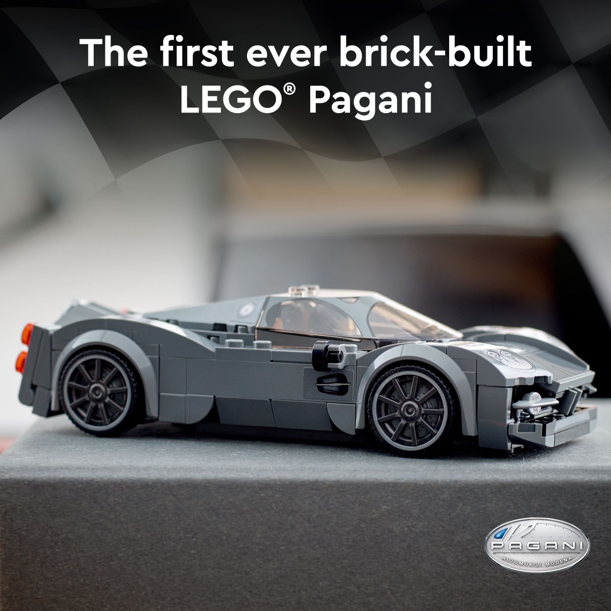 LEGO Speed Champions Pagani Utopia 76915 Building Toy Set 249 Pieces Multicolour 9Y+