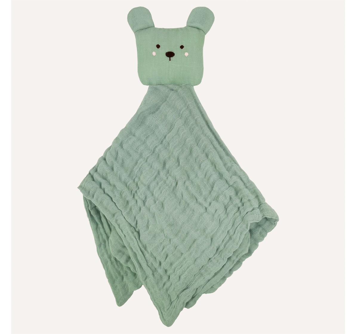 Abracadabra Organics Collectible Security Blanket with Cuddle Toy 0Y+ Green