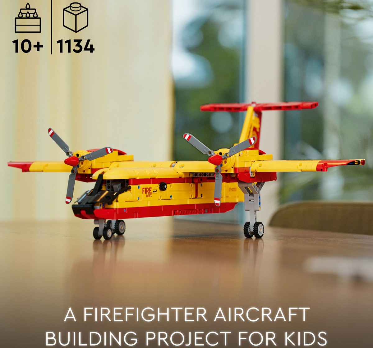 LEGO Technic Firefighter Aircraft 42152 Building Toy Set 1,134 Pieces Multicolour 10Y+