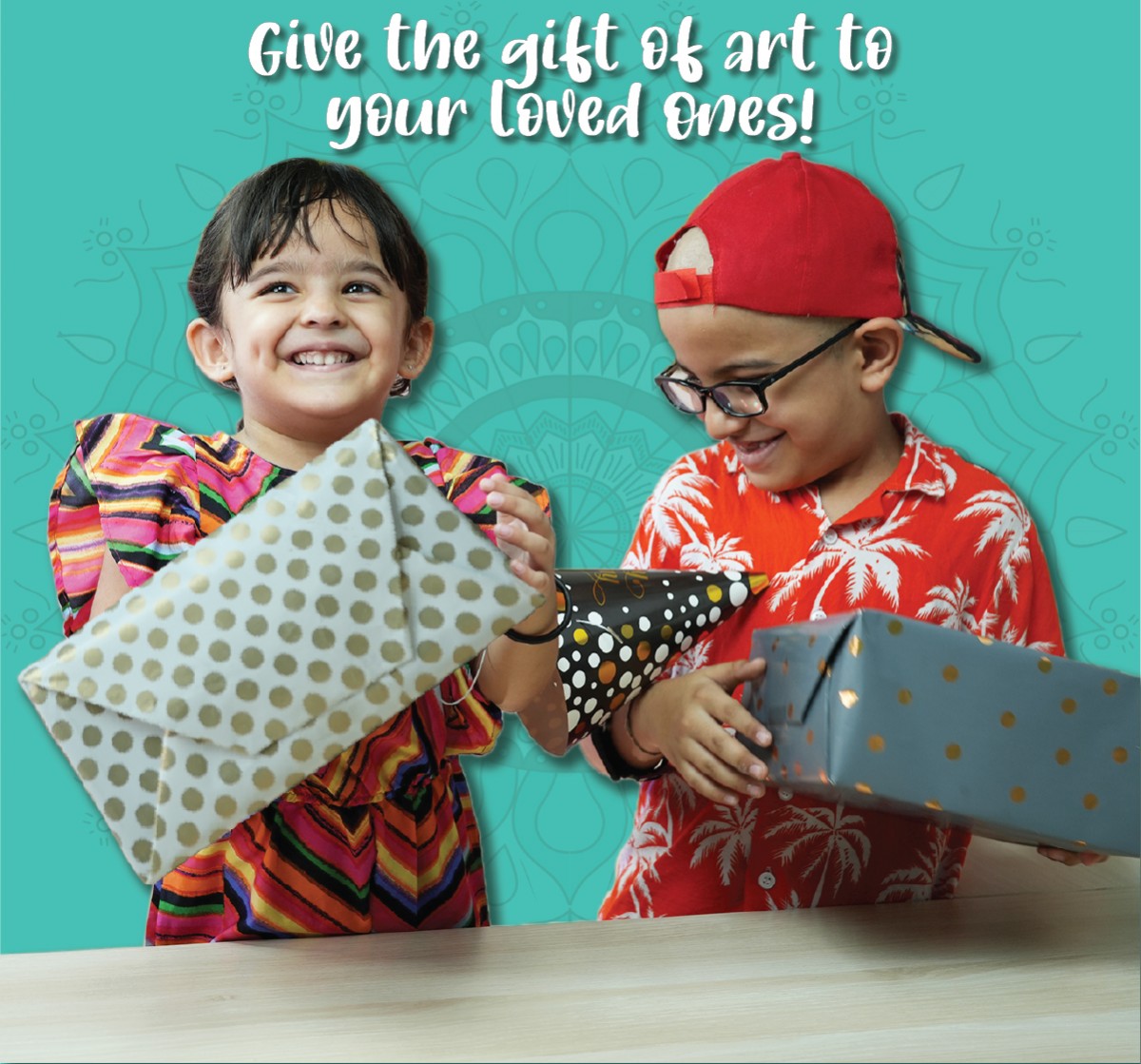 Kalakaram Mandala Art Coasters Painting Kit, DIY Painting Activity Kit for Kids, Paint 6 Beautiful Coaster, Educational and Gifting for Kids, 12Y+, Multicolour