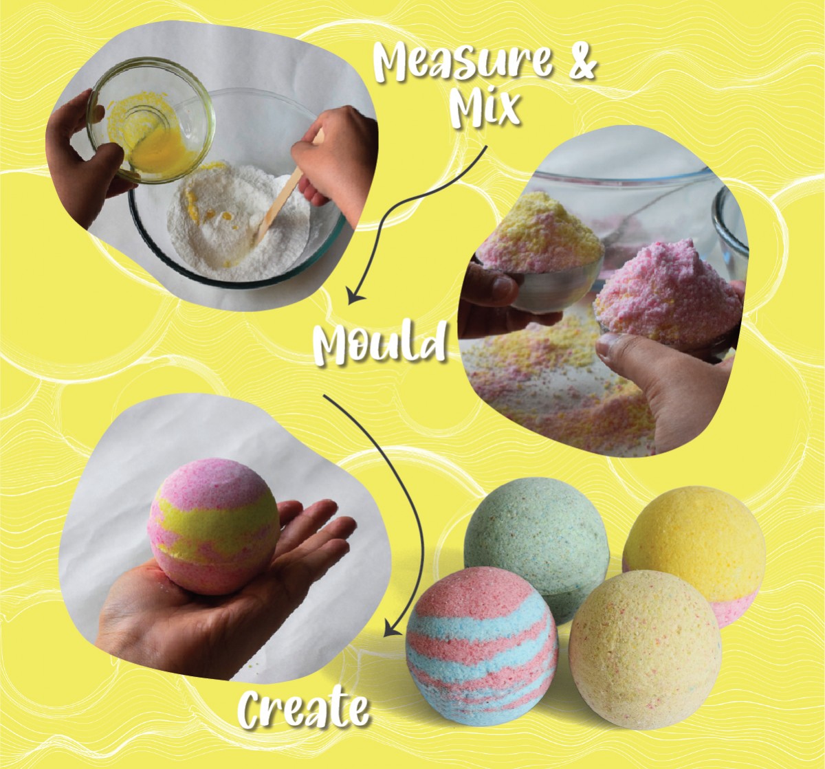 Kalakaram DIY Bath Bomb Making Kit, Make your Own Bath Bombs at home, Kids Fun Activity and Educational Kit for, 12Y+, Multicolour