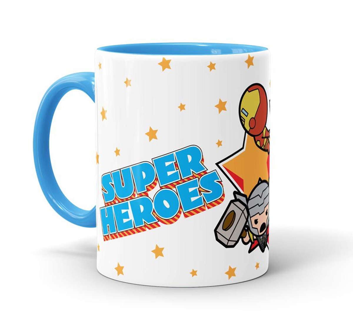 Macmerise First Avengers Kawaii Coffee Mugs Blue Multicolour 12Y+