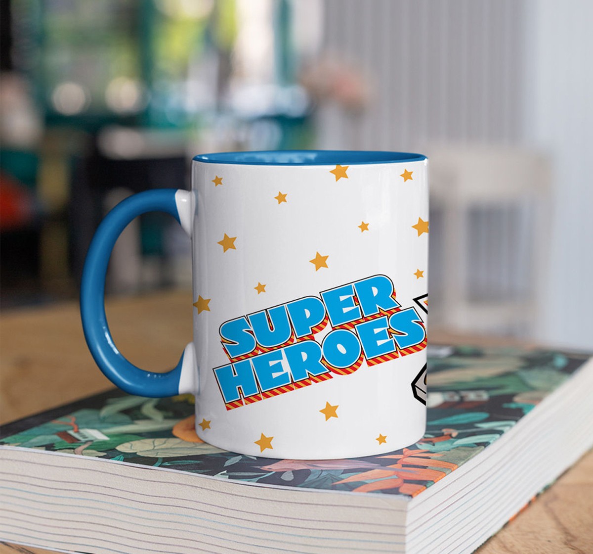 Macmerise First Avengers Kawaii Coffee Mugs Blue Multicolour 12Y+