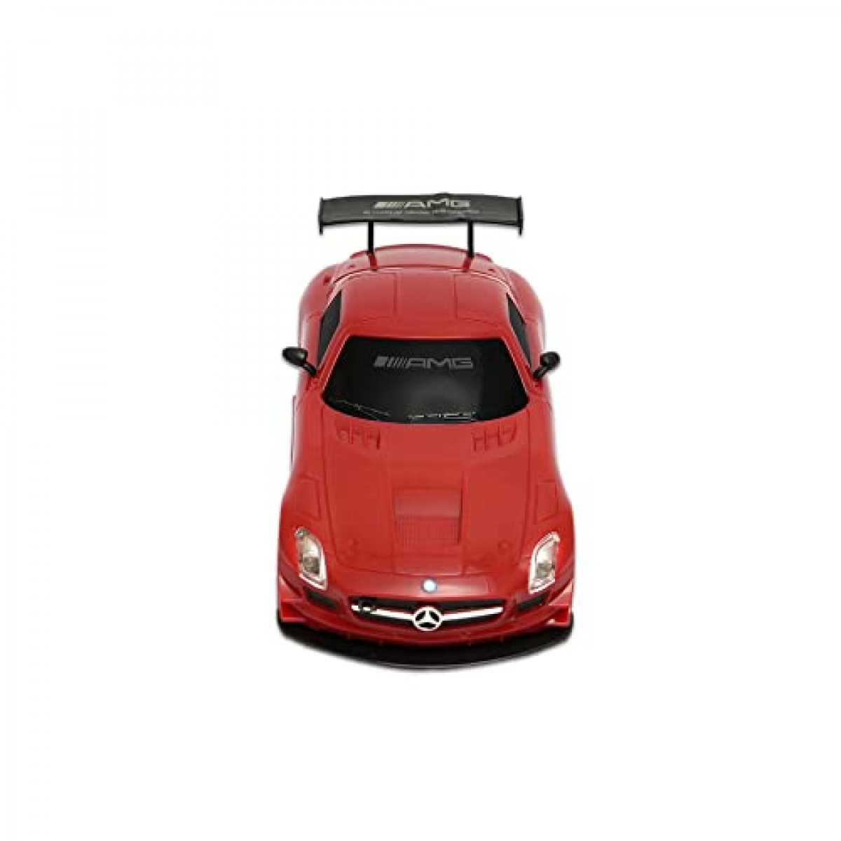Road Burner Rechargable Remote Control Car for Kids Mercedes Benz SLS AMG GT3 Full Function, 1:24 Scale Pack of 1, Red, Age 6Y+