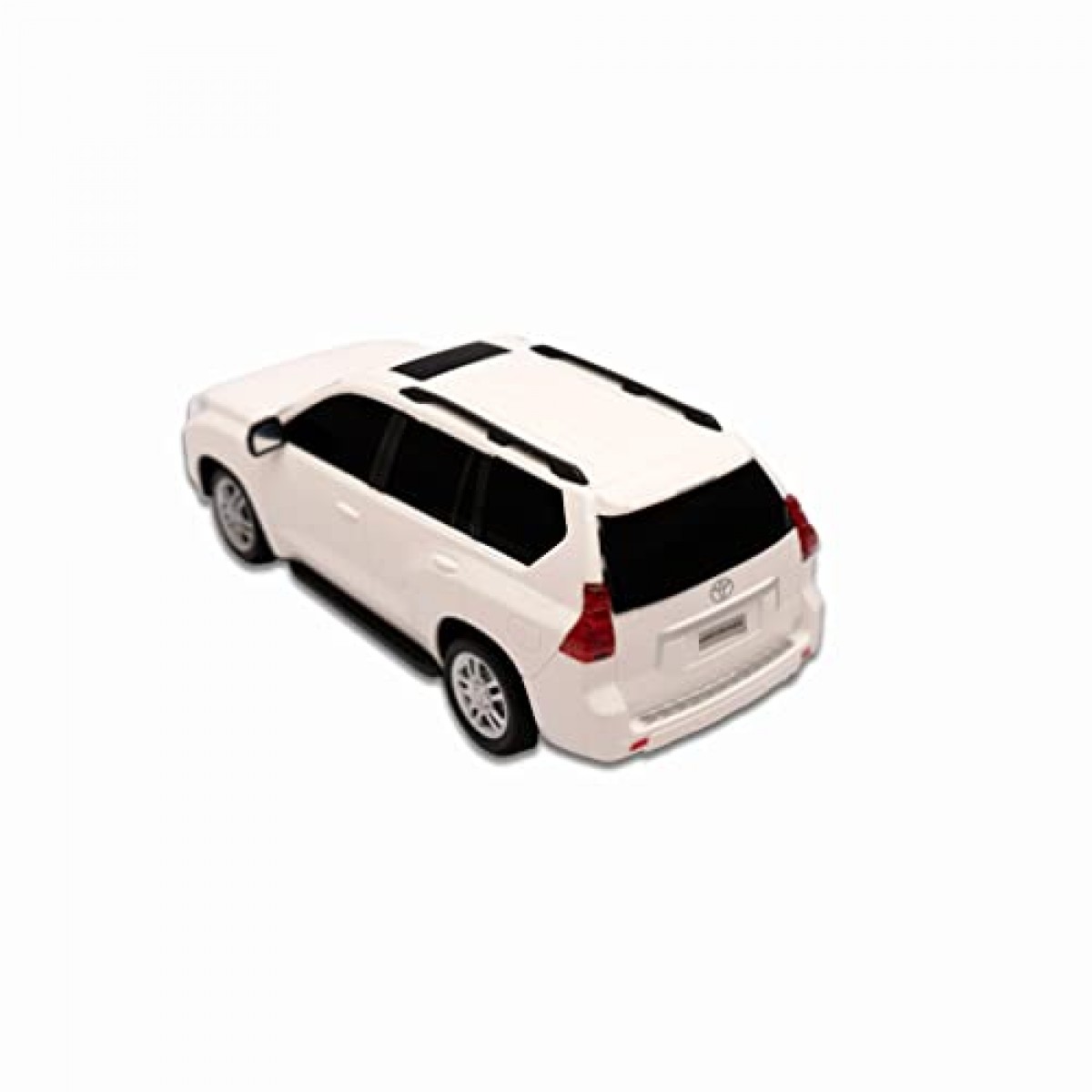 Road Burner Rechargable Remote Control Car for Kids Toyata Prado Full Function, 1:24 Scale Pack of 1, White, Age 6Y+