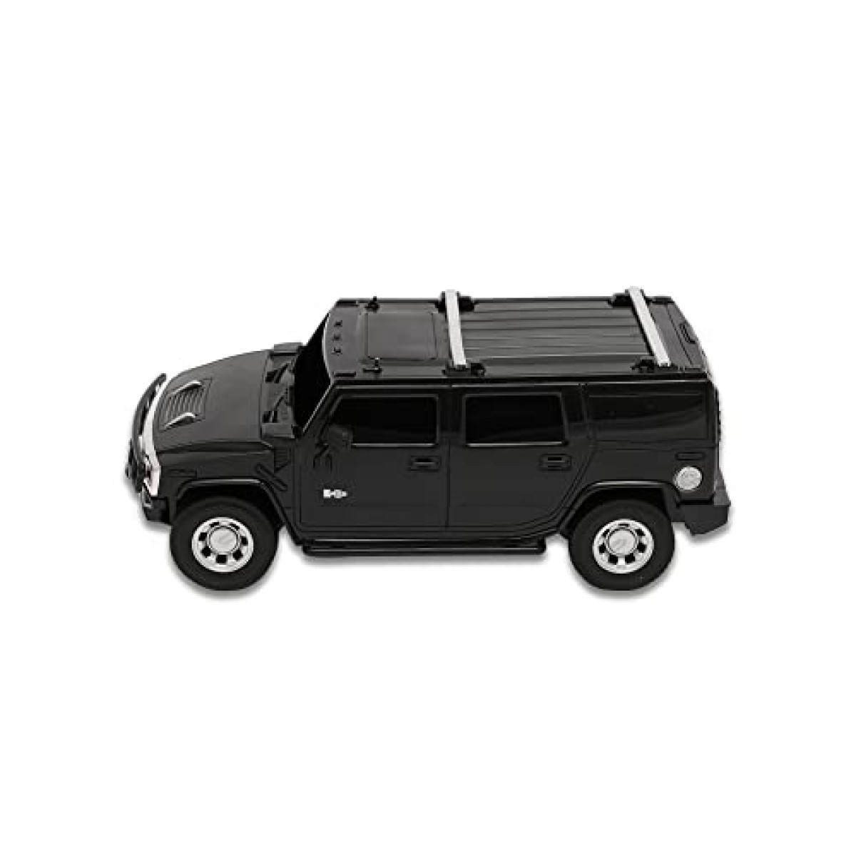 Road Burner Rechargable Remote Control Car for Kids Hummer H2 Full Function, 1:24 Scale Pack of 1, Black, Age 6Y+