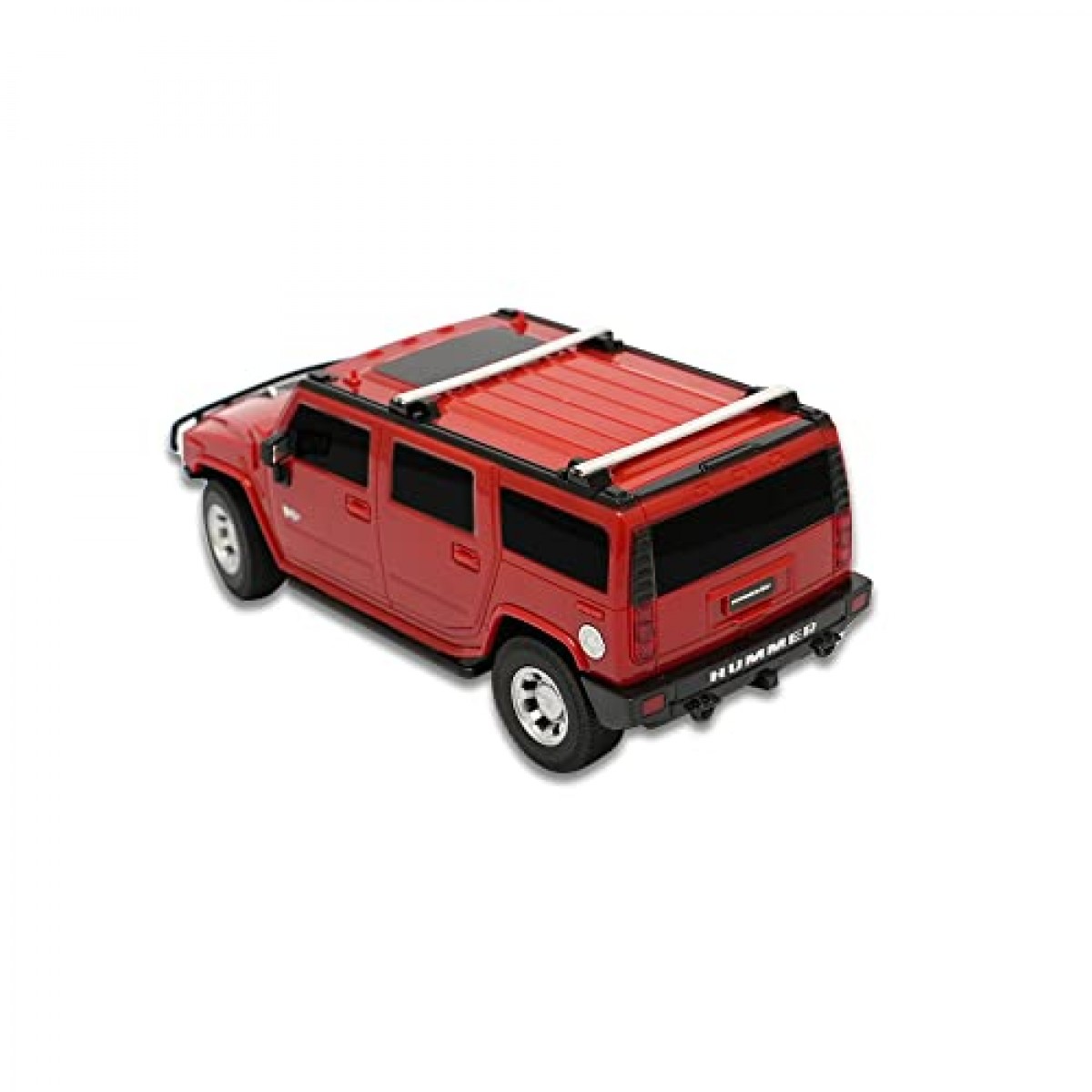 Road Burner Rechargable Remote Control Car for Kids Hummer H2 Full Function, 1:24 Scale Pack of 1, Red, Age 6Y+