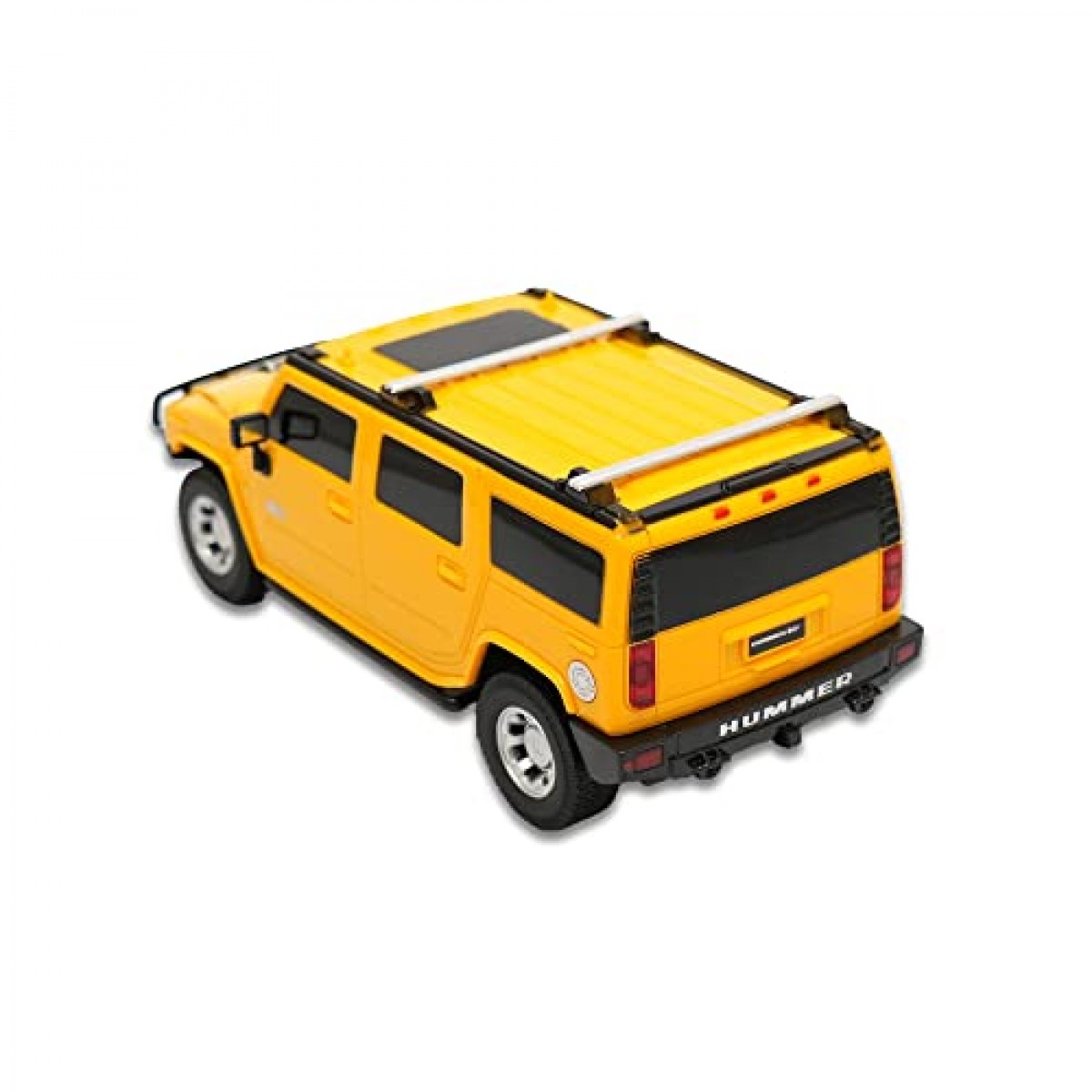 Road Burner Rechargable Remote Control Car for Kids Hummer H2 Full Function, 1:24 Scale Pack of 1, Yellow, Age 6Y+