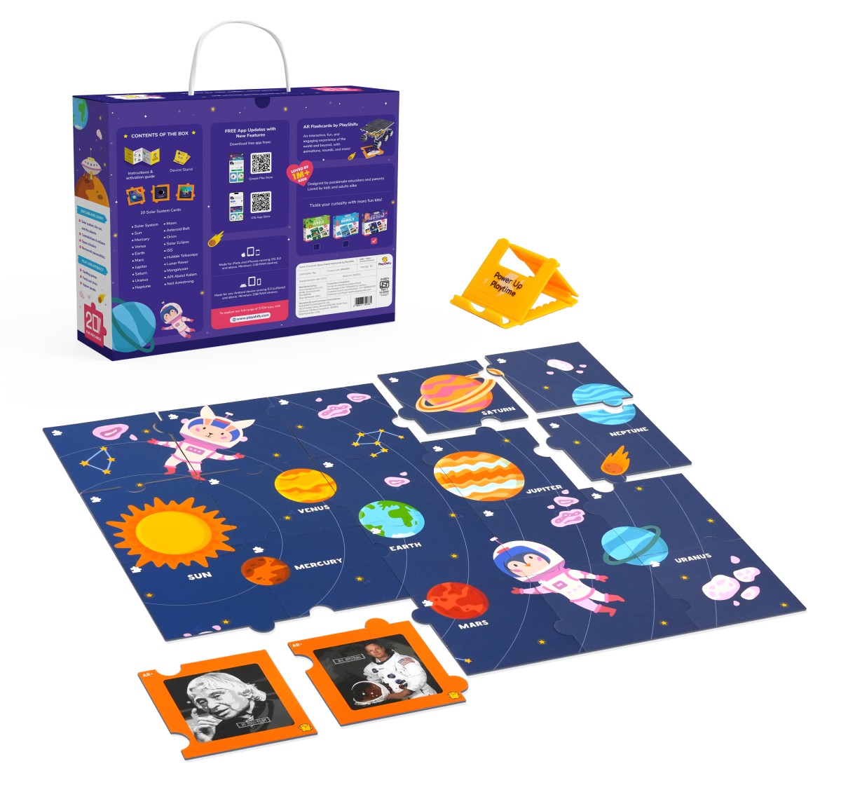 Playshifu Exploring The Solar System - Space Puzzle Flashcards