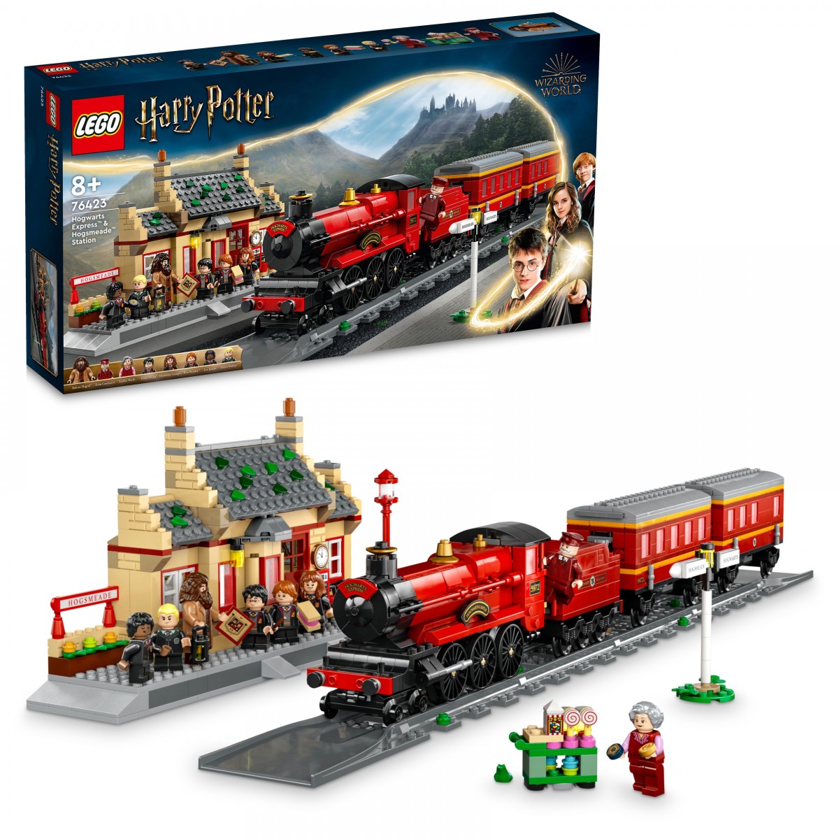 Lego Harry Potter Hogwarts Express & Hogsmeade Station 76423 (1,074 Pieces), 8Y+