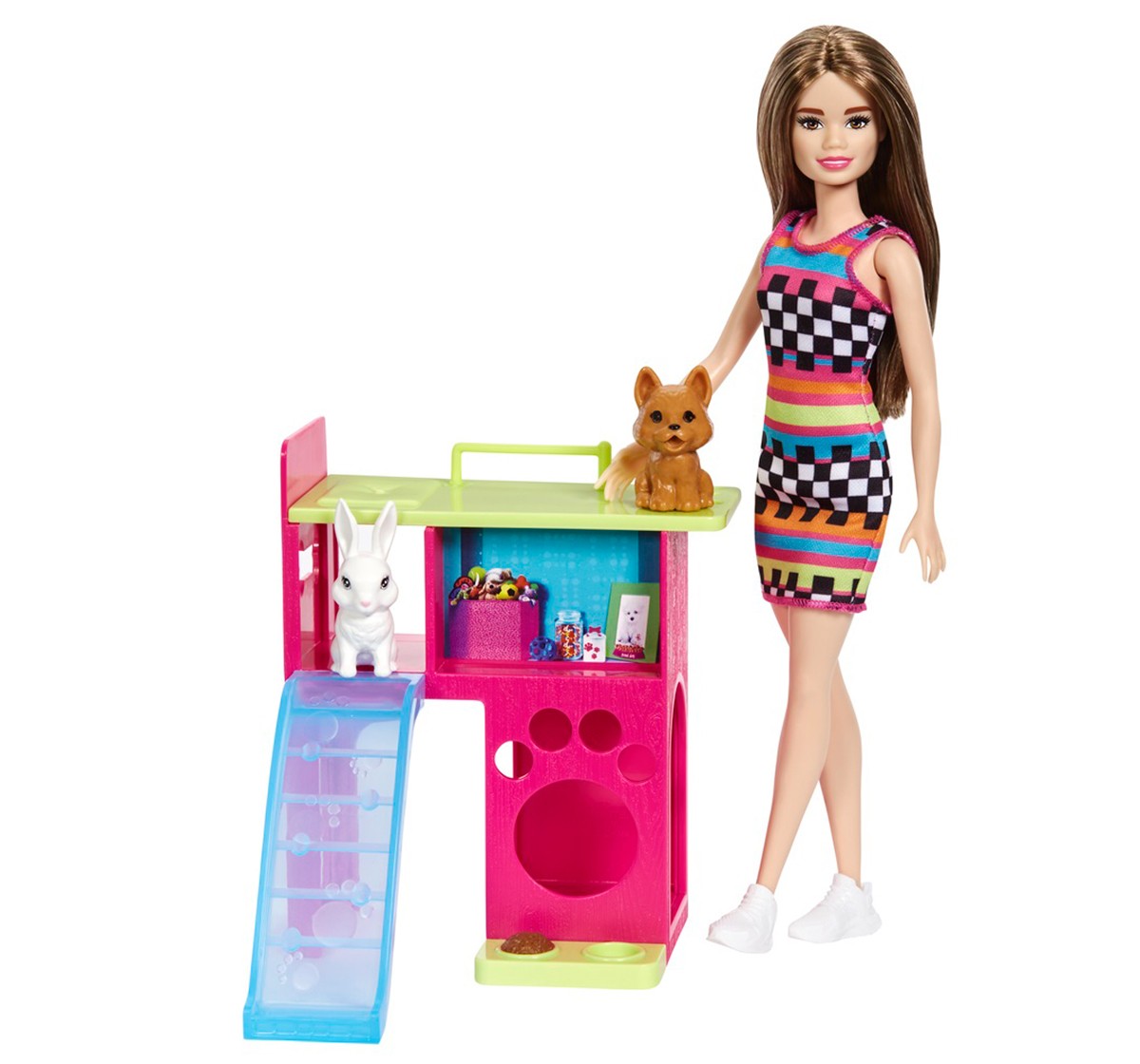 Barbie Doll Pet Playset, 3Y+, Multicolour