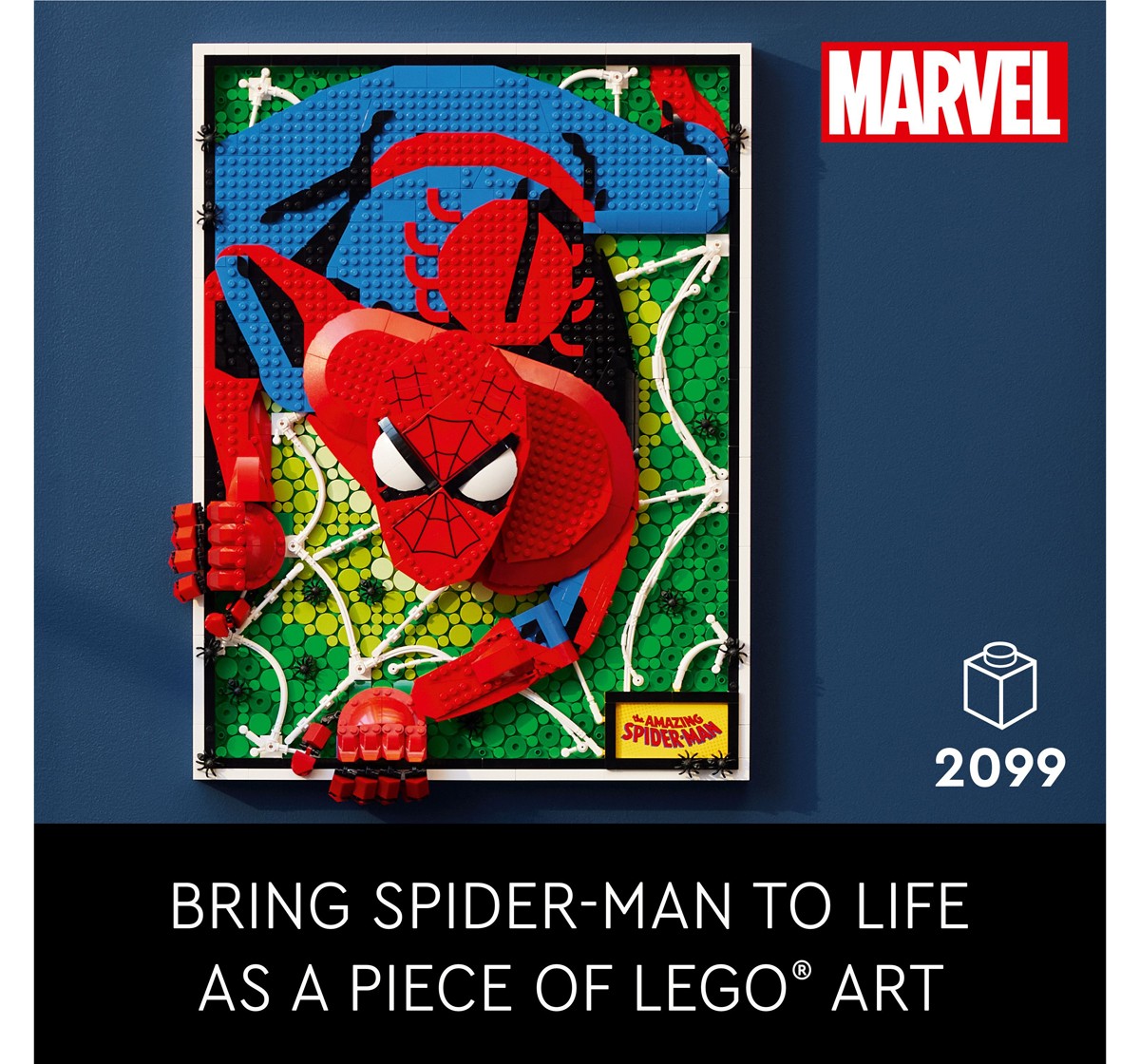 LEGO Art The Amazing Spider-Man 31209 Building Kit (2,099 Pieces), 18Y+