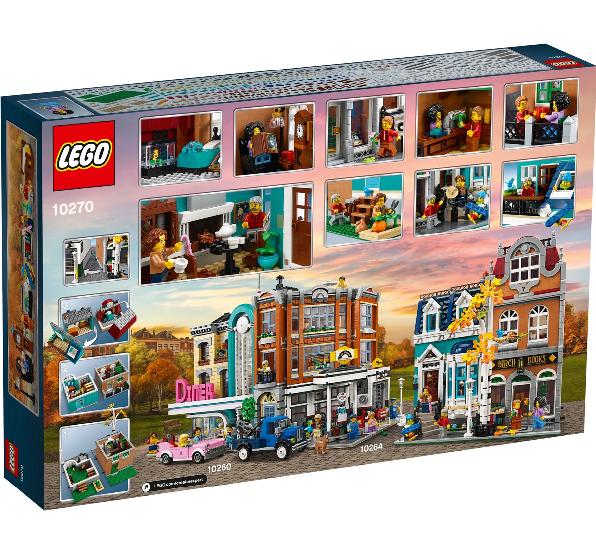 Sale Creator Expert Bookshop 10270 Modular Building, 2504 pcs, NEW