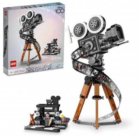 LEGO Disney Walt Disney Tribute Camera 43230 Building Kit (811 Pieces), 18Y+, Multicolour