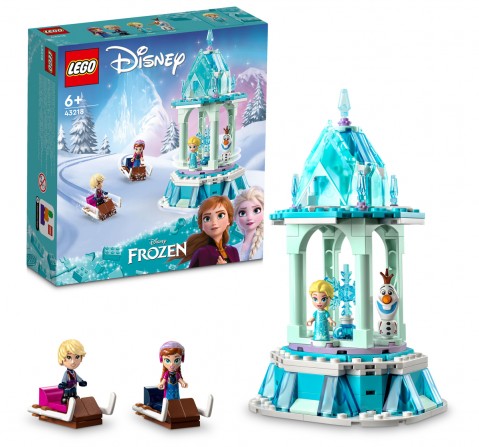 LEGO Disney Anna and Elsas Magical Carousel 43218 Building Toy Set (175 Pieces), 6Y+