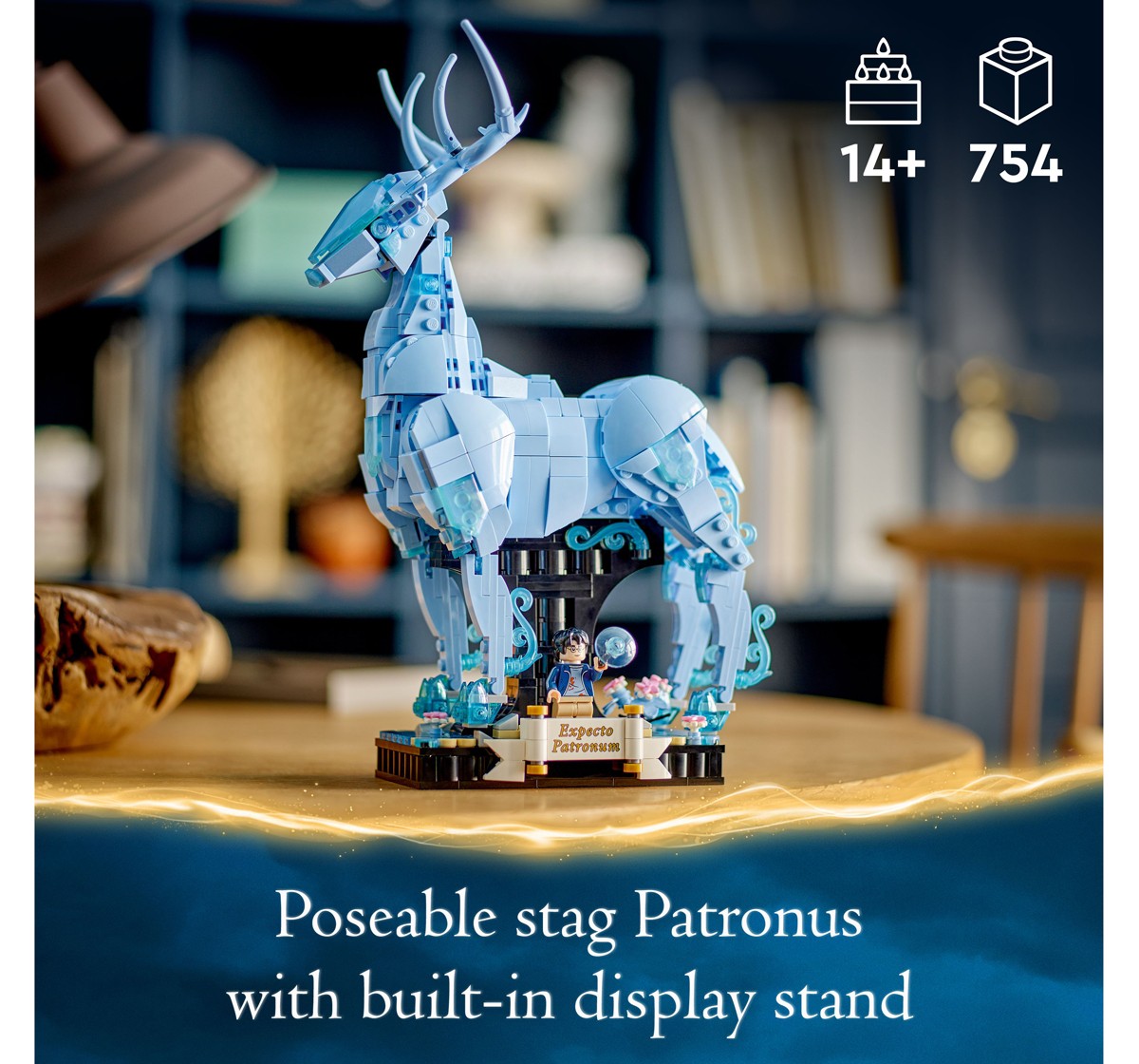 LEGO Harry Potter Expecto Patronum 76414 Building Toy Set (754 Pieces), 14Y+