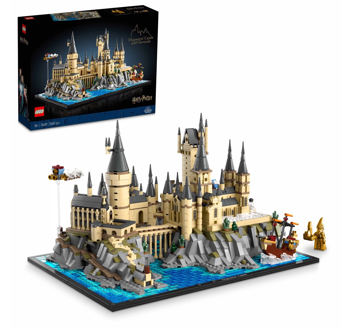 LEGO Harry Potter Hogwarts Castle and Grounds 76419 Building Set (2,660 Pieces), 18Y+