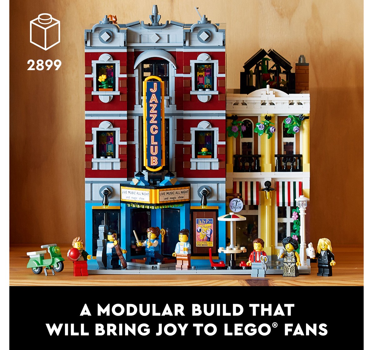 LEGO Icons Jazz Club 10312 Building Set (2,899 Pieces), 18Y+