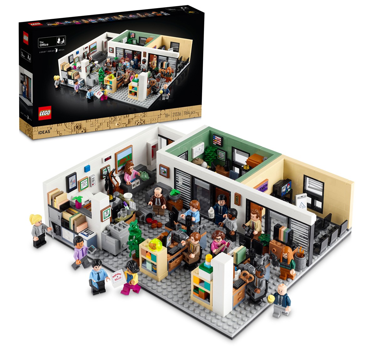 LEGO Ideas The Office 21336 Building Kit for Adults (1,164 Pieces), 18Y+