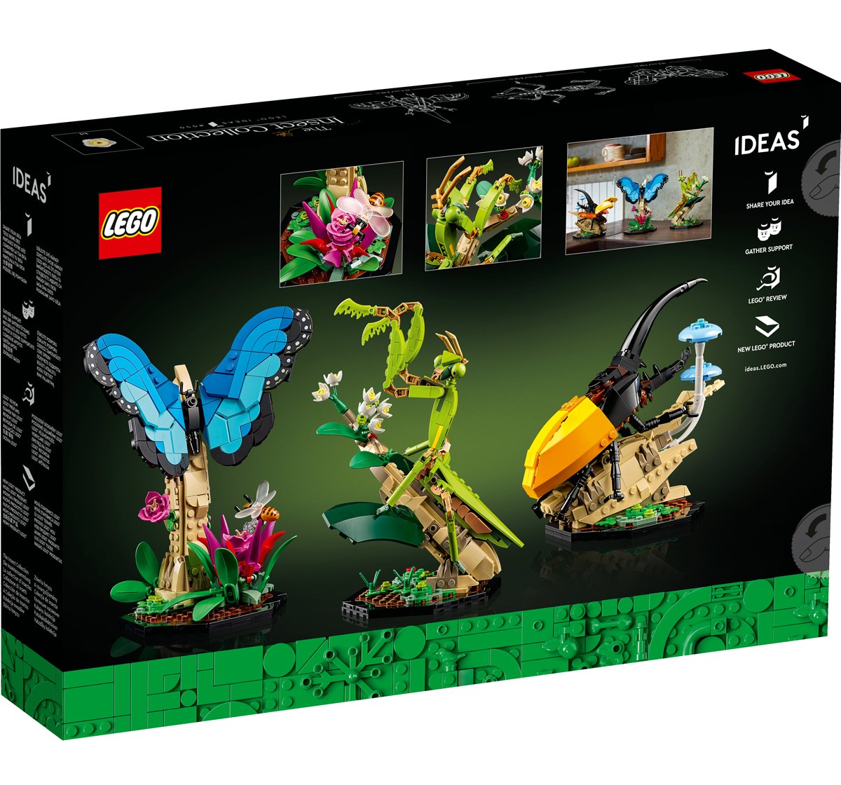 LEGO Ideas The Insect Collection 21342 Building Set for Adults (1,111 Pieces), 18Y+