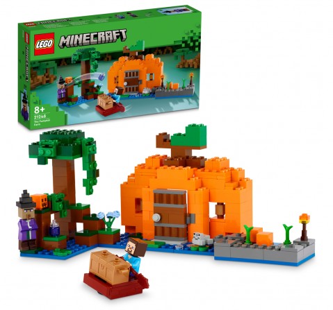 LEGO Minecraft The Pumpkin Farm 21248 Building Toy Set (257 Pieces), 8Y+