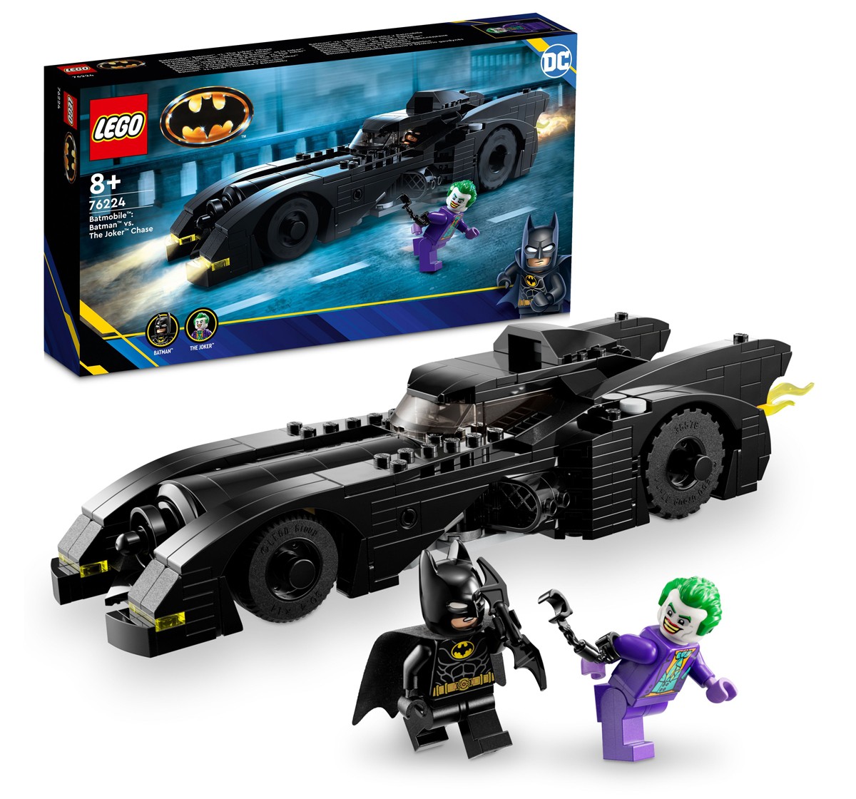 LEGO DC Batmobile: Batman vs. The Joker Chase 76224 Building Toy Set (438 Pieces), 8Y+