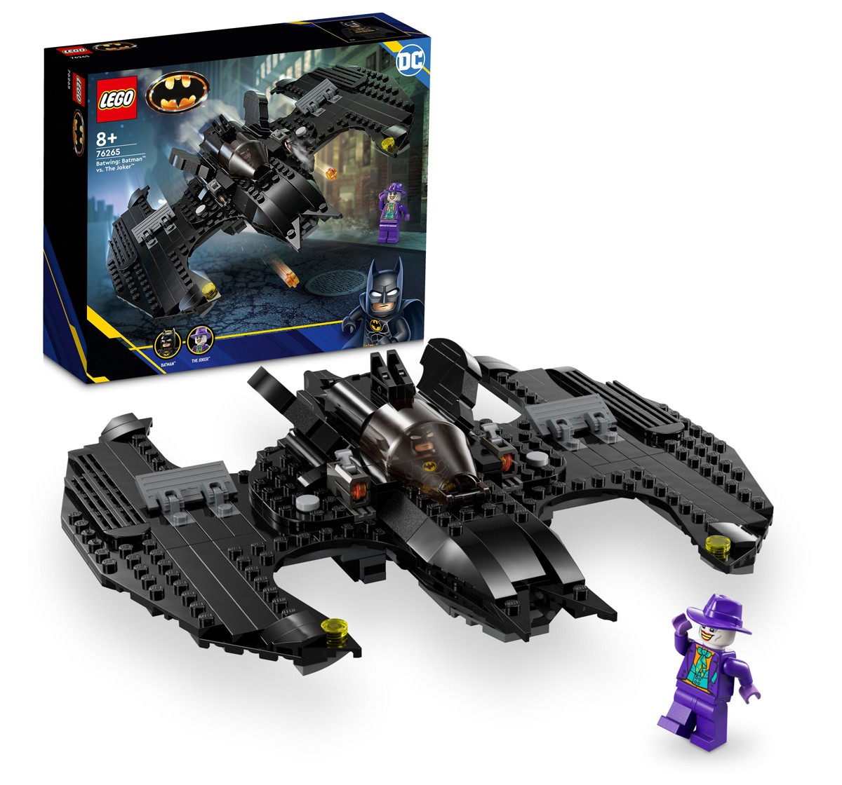 LEGO DC Batwing: Batman vs. The Joker 76265 Building Toy Set (357 Pieces), 8Y+