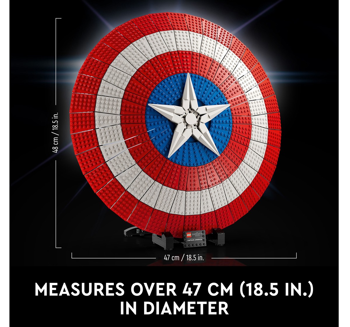 LEGO Marvel Captain Americas Shield 76262 Building Kit (3,128 Pieces), 18Y+