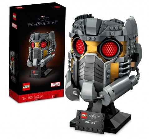 LEGO Marvel Star-Lords Helmet 76251 Building Kit (602 Pieces), 18Y+