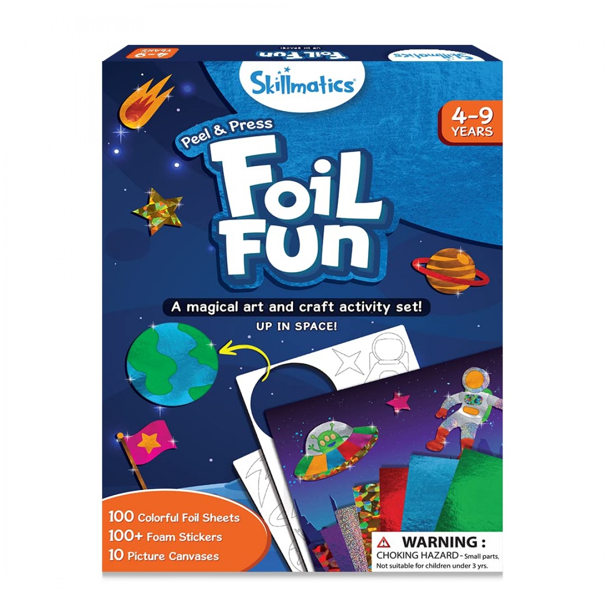 Skillmatics Foil Fun Up In Space, 4Y+, Multicolour