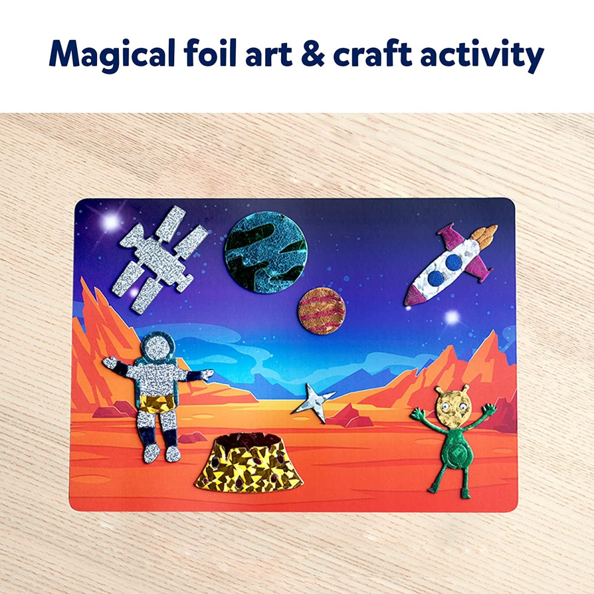 Skillmatics Foil Fun Up In Space, 4Y+, Multicolour