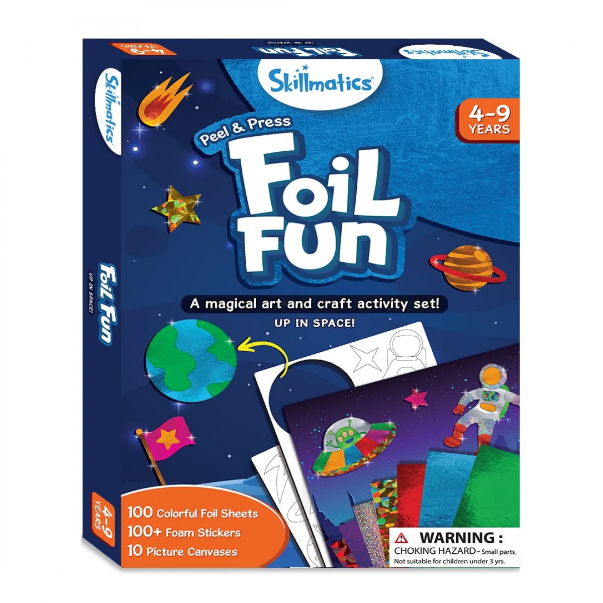 Skillmatics Foil Fun Up In Space, 4Y+, Multicolour