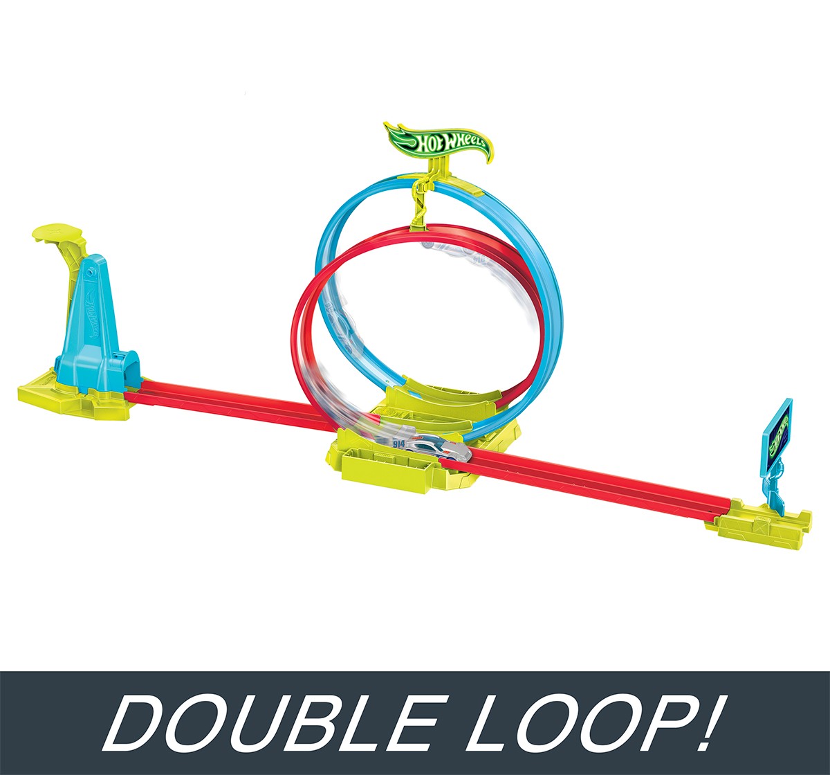 Hot Wheels Double Twist Stunt, 4Y+, Multicolour