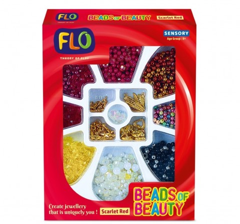 Flo Beads Of Beauty: Scarlet Red DIY fashion kit for kids Multicolour 8Y+
