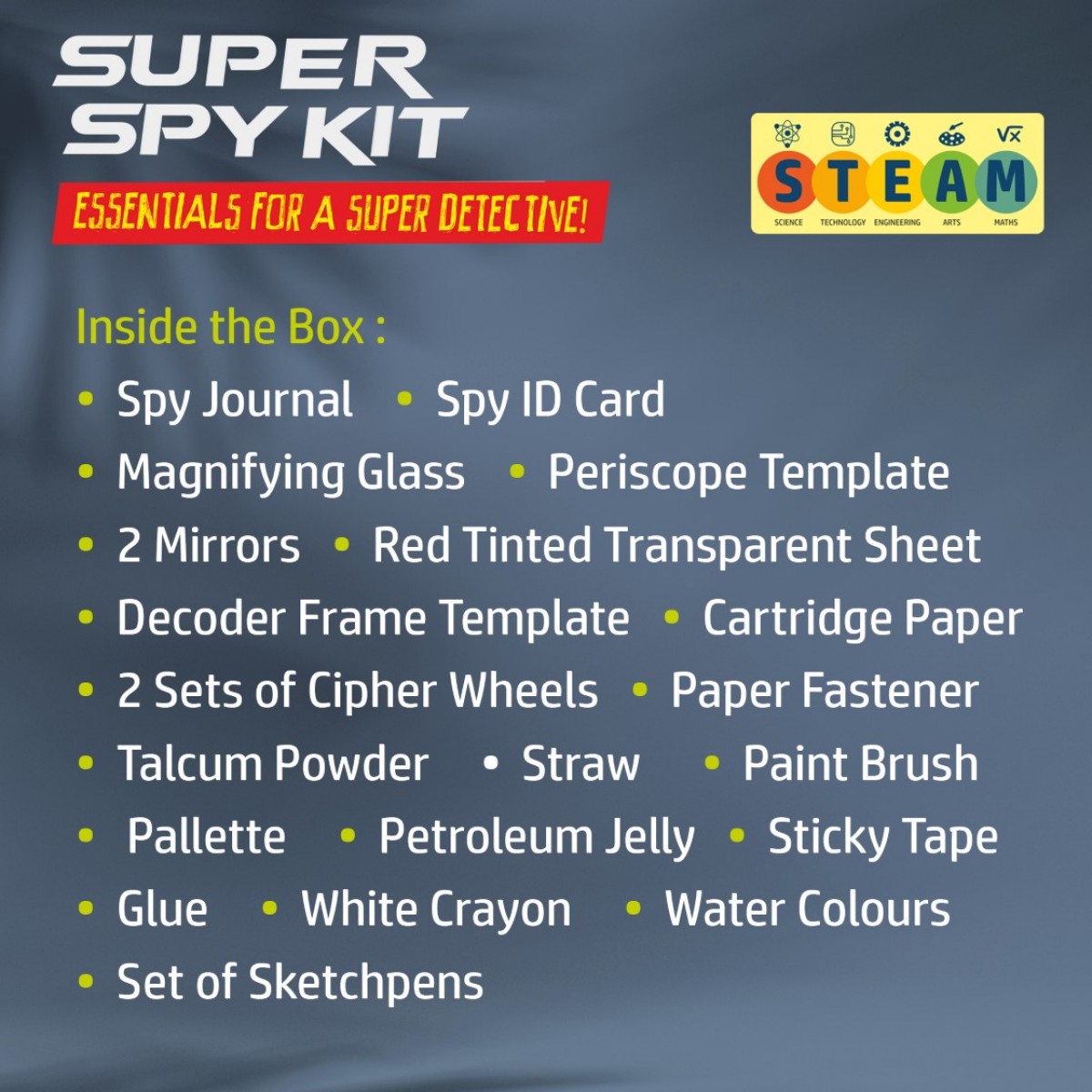 Flo Super Spy Kit science kit for kids Multicolour 8Y+