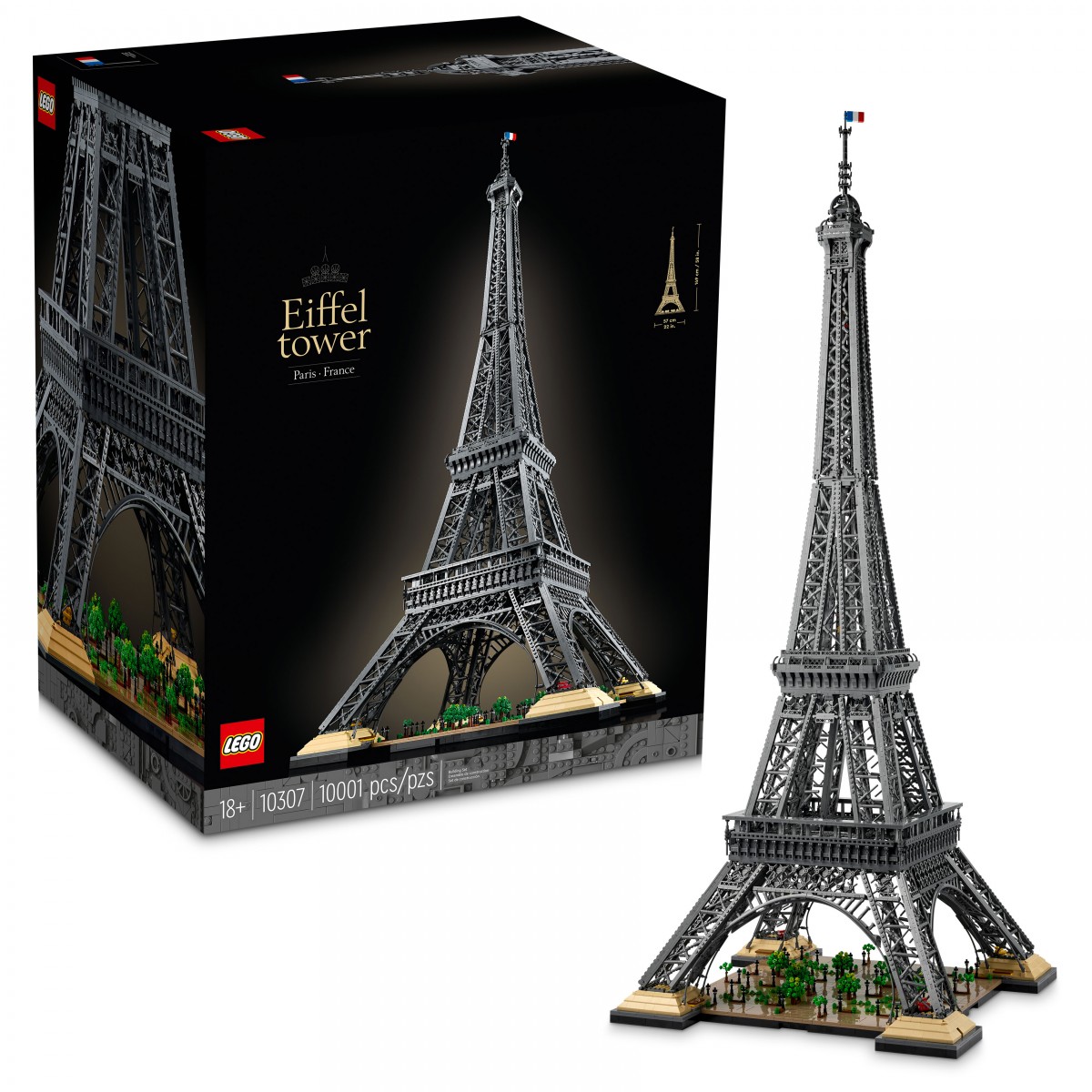 LEGO Icons Eiffel tower Building Kit ( 10001 Pieces), 18Y+, Multicolour