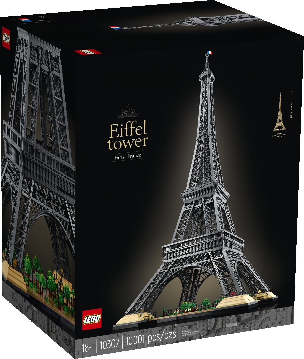 LEGO Icons Eiffel tower Building Kit ( 10001 Pieces), 18Y+, Multicolour