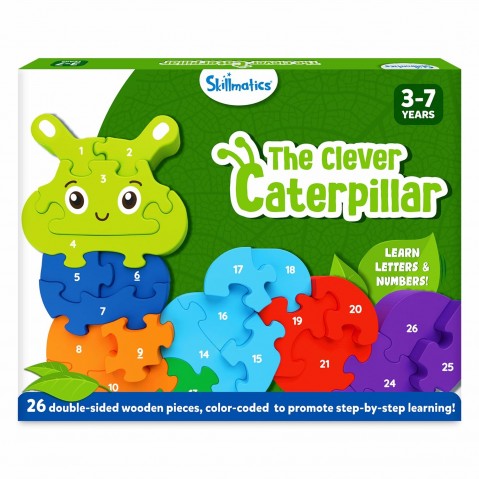 Skillmatics The Clever Caterpiller, 3Y+, Multicolour
