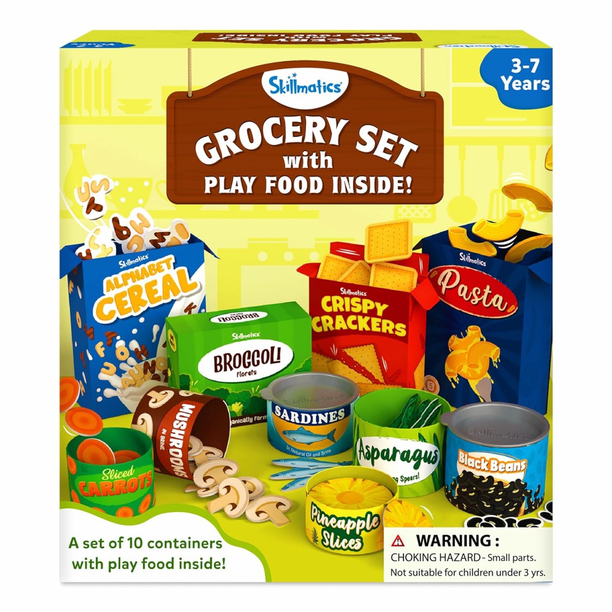 Skillmatics Pretend & Play Grocery Set, 3Y+, Multicolour