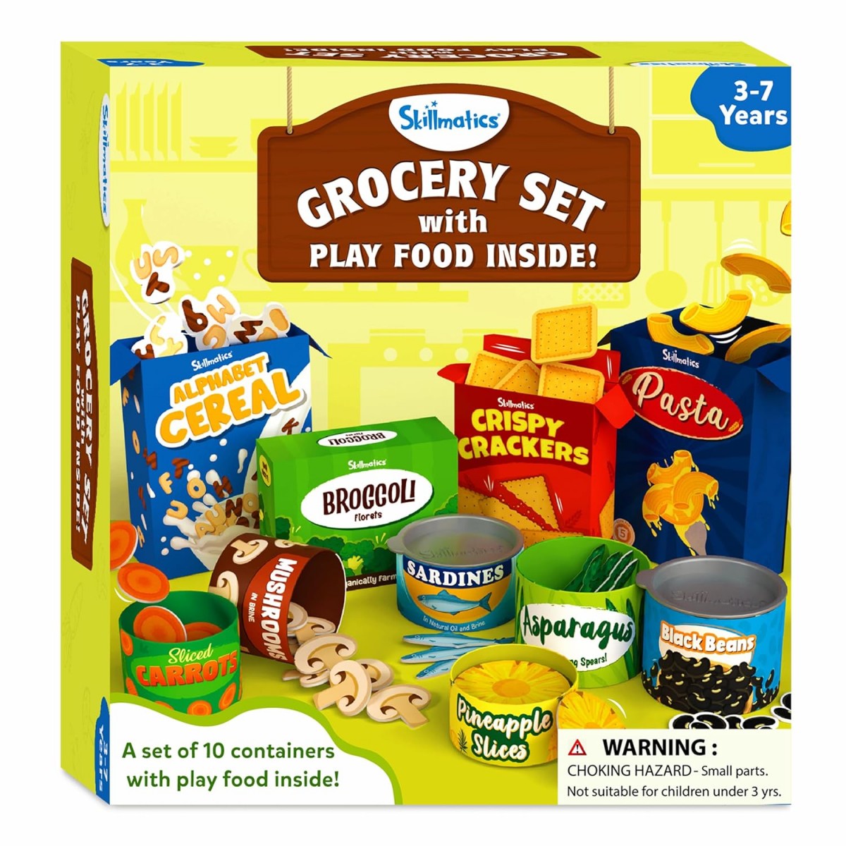 Skillmatics Pretend & Play Grocery Set, 3Y+, Multicolour