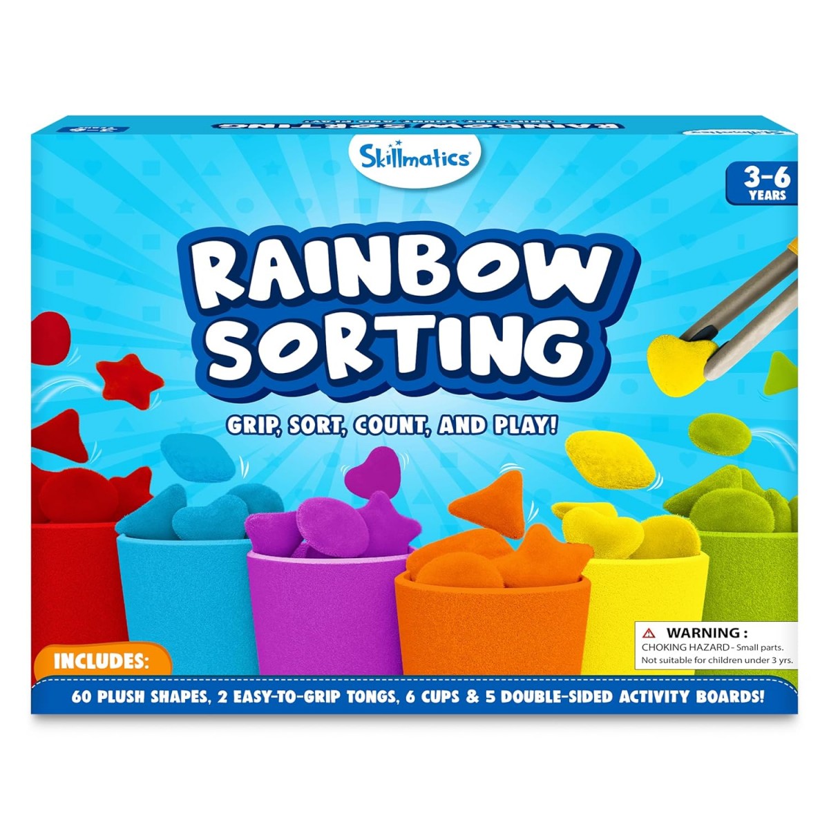 Skillmatics Rainbow Sorting, 3Y+, Multicolour