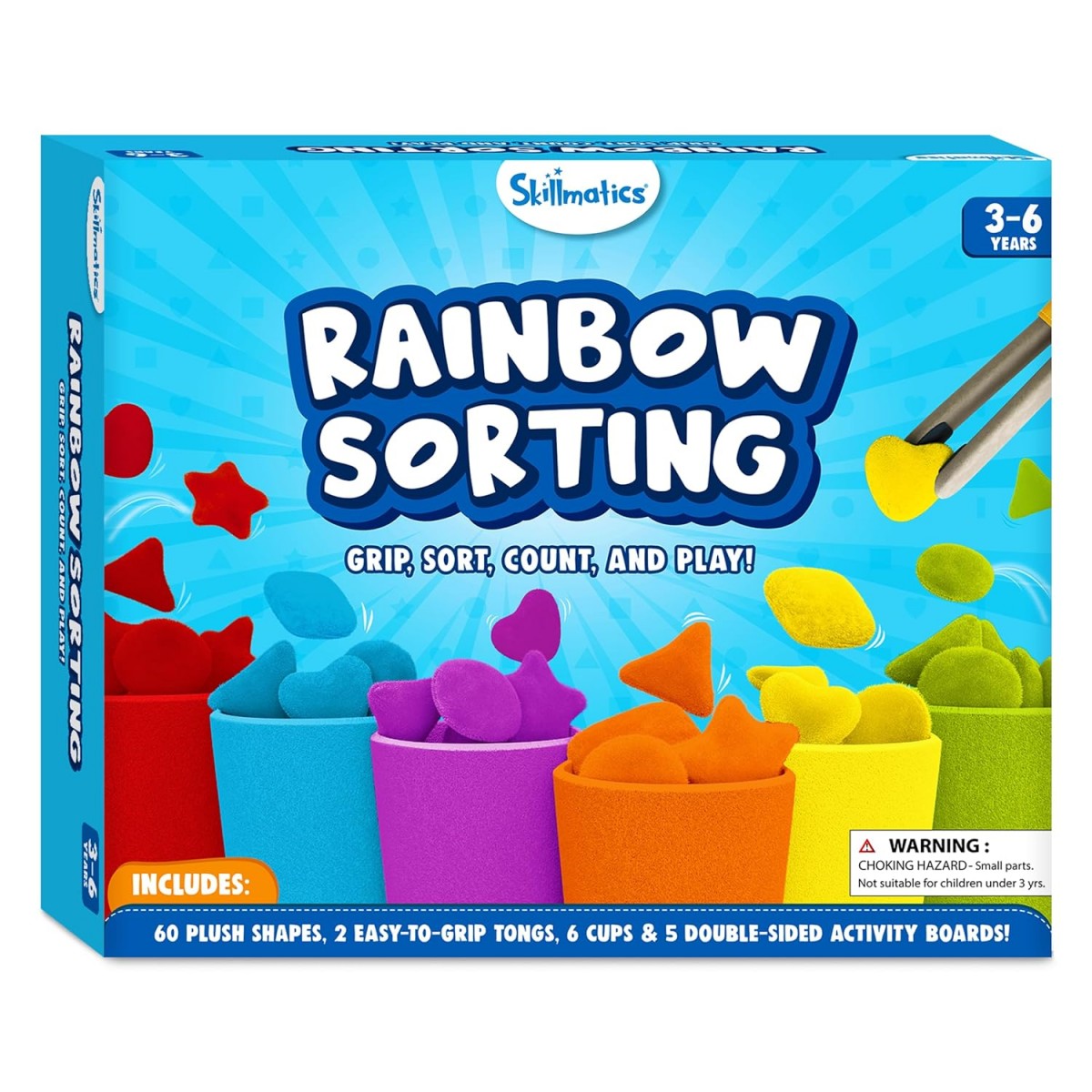 Skillmatics Rainbow Sorting, 3Y+, Multicolour