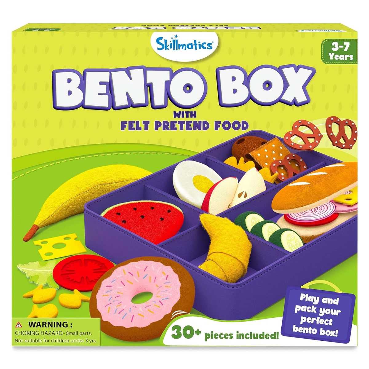 Skillmatics Bento Box Purple, 3Y+, Multicolour