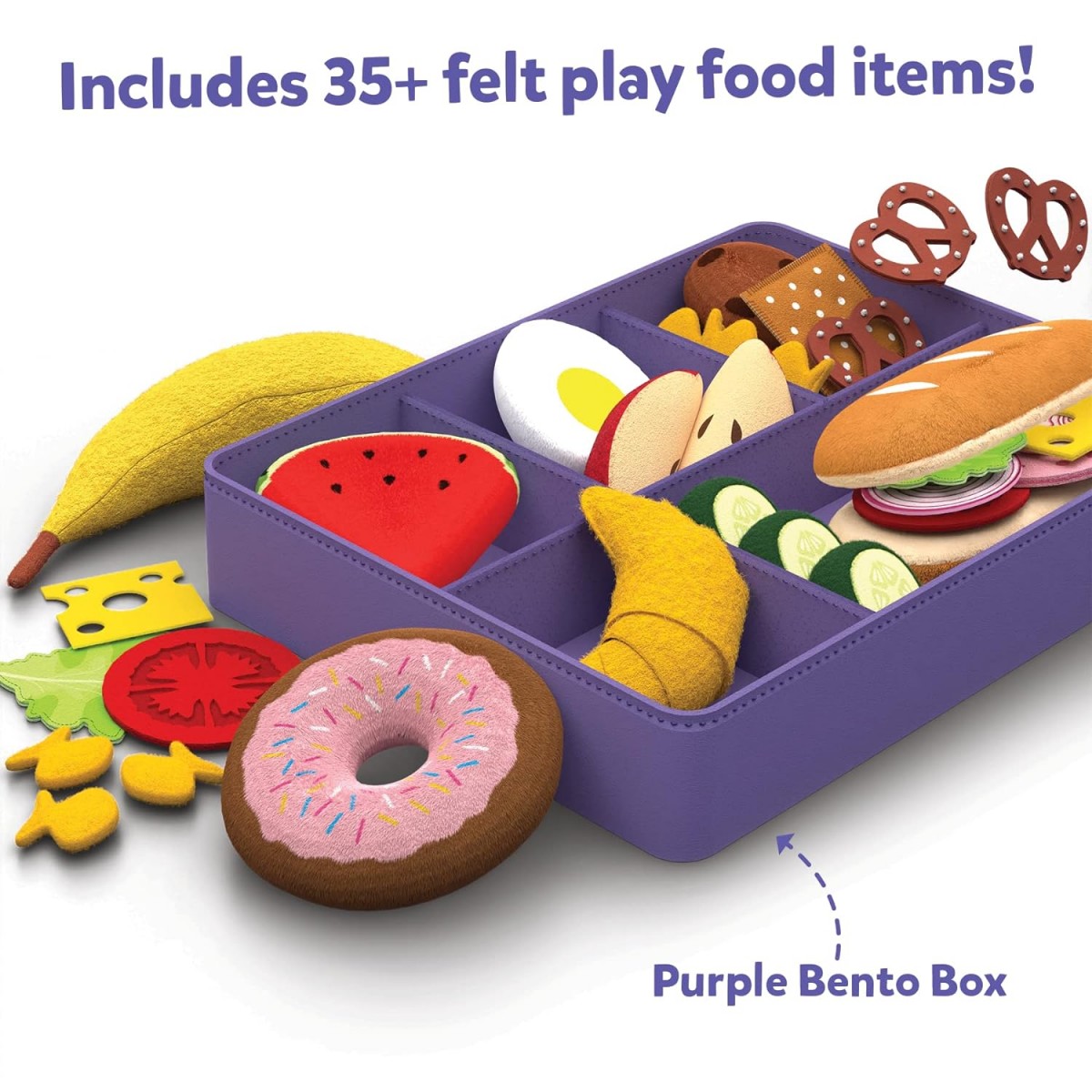Skillmatics Bento Box Purple, 3Y+, Multicolour