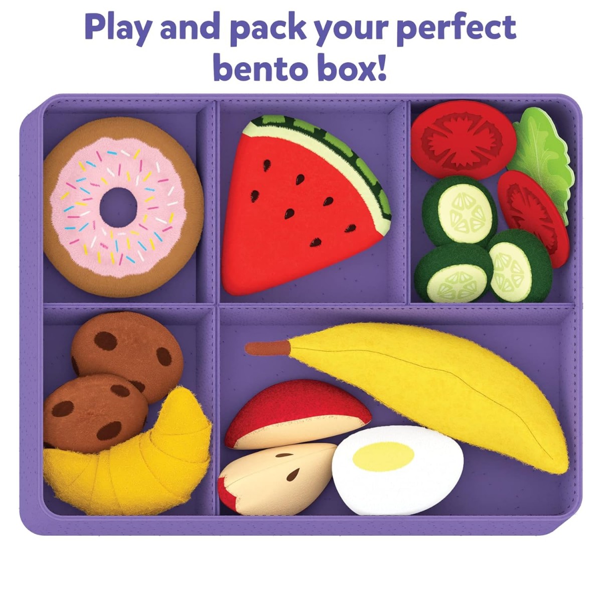 Skillmatics Bento Box Purple, 3Y+, Multicolour